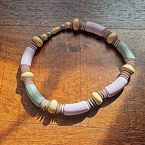 Vintage Boho Pastel Muticolor beaded Meckless Avon?